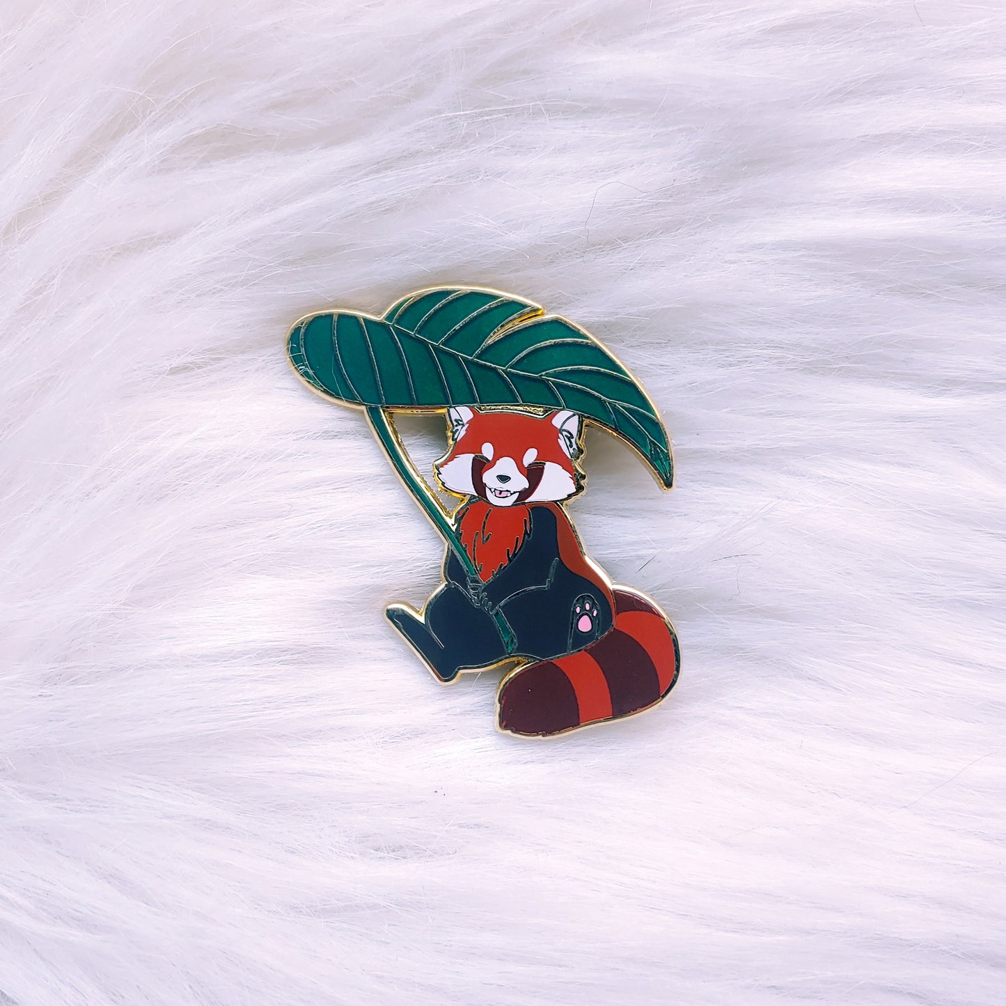 Dancing Red Panda Enamel Pin