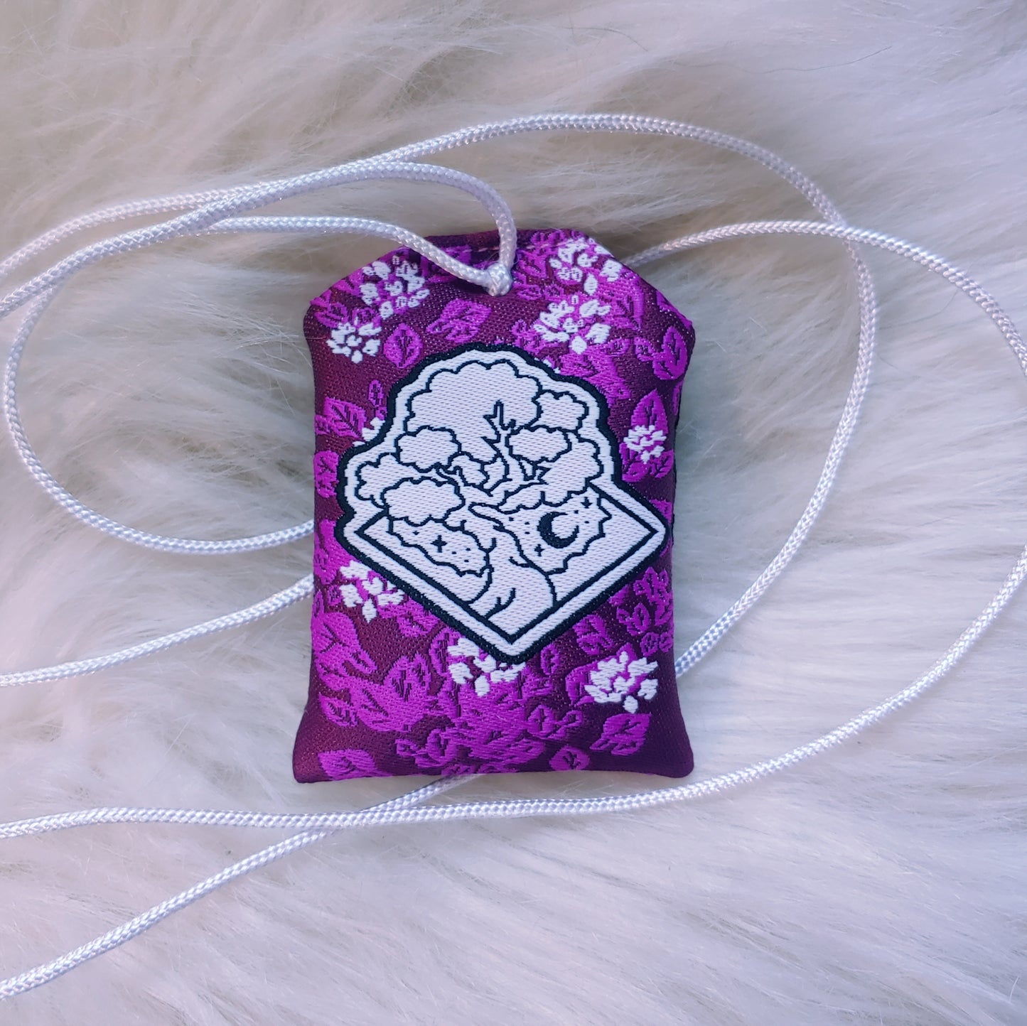 Fall Black Cat Omamori Charm