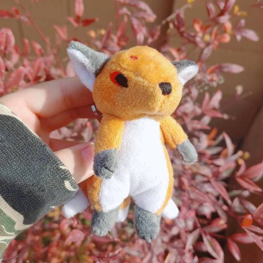Yako the Kitsune Plush Keychain