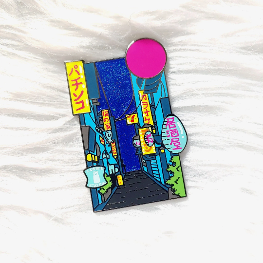 Neon Tokyo Enamel Pin