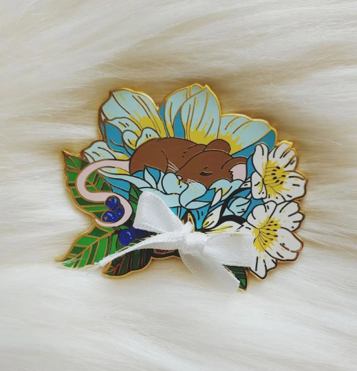 Fancy Florals Enamel Pin