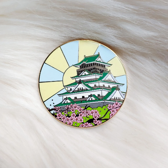 Scenic Japan Enamel Pin Series- Osaka Castle